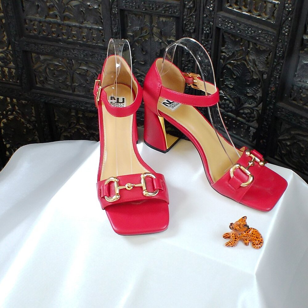 Women's Ninety Union Red Sandals Size 7